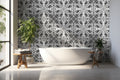 Papier peint Dahlia Retombant, Rosetta