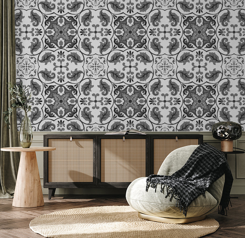 Papier peint Dahlia Retombant, Rosetta