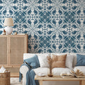 Papier peint Dahlia Retombant, Rosetta