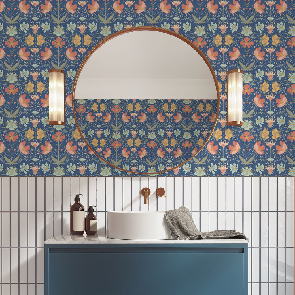 Papier peint Cosmos, Denim