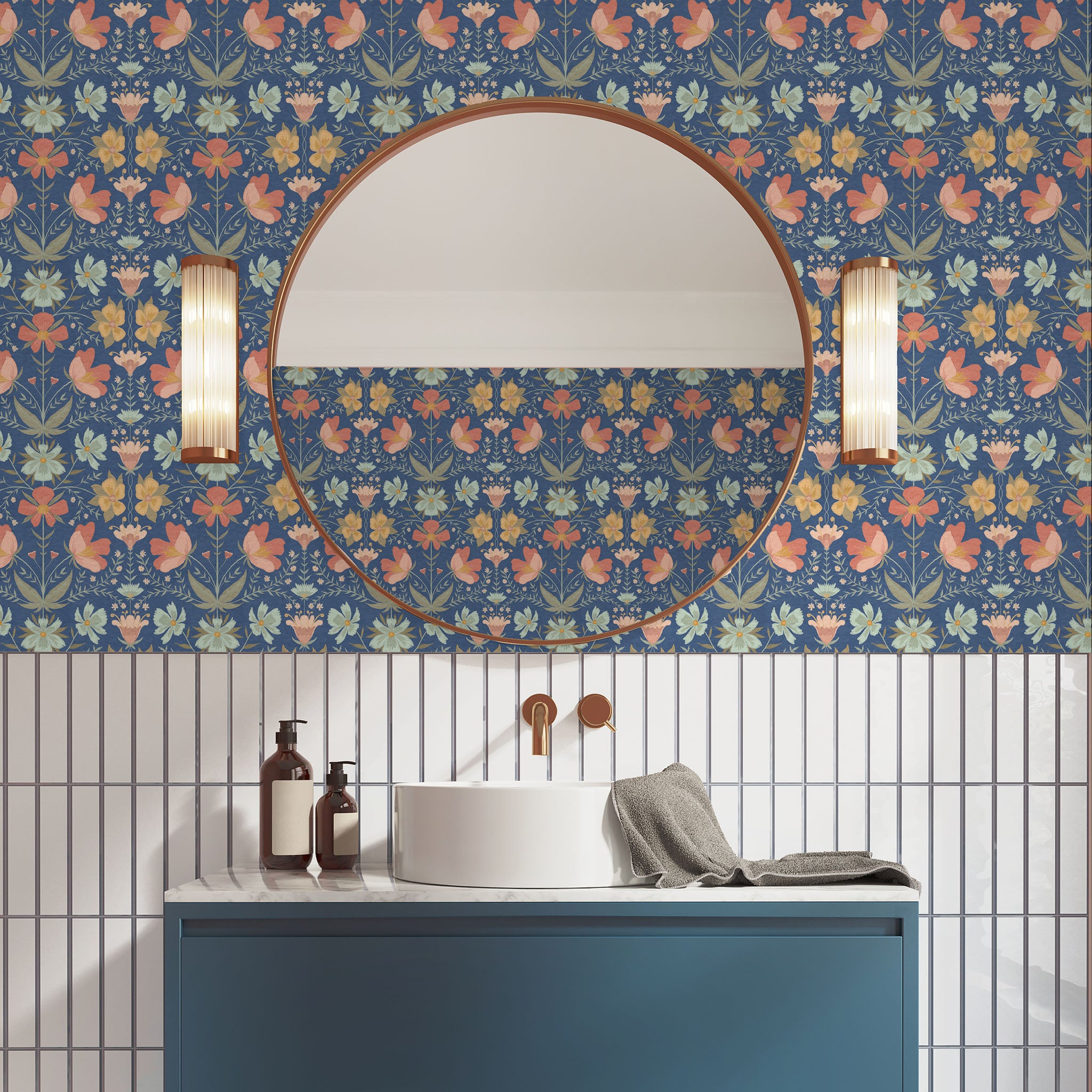 Papier peint Cosmos, Denim