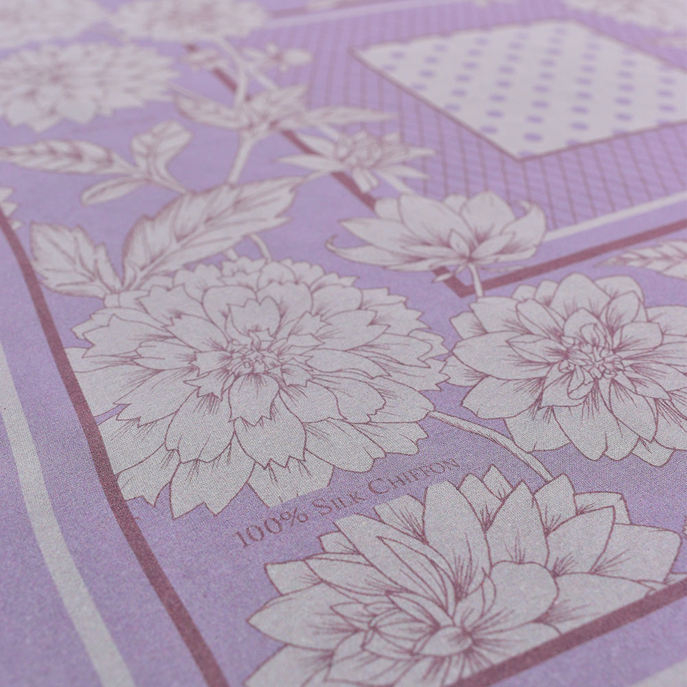 Foulard en mousseline de soie Lilic