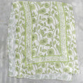 Green Floral Modal Scarf