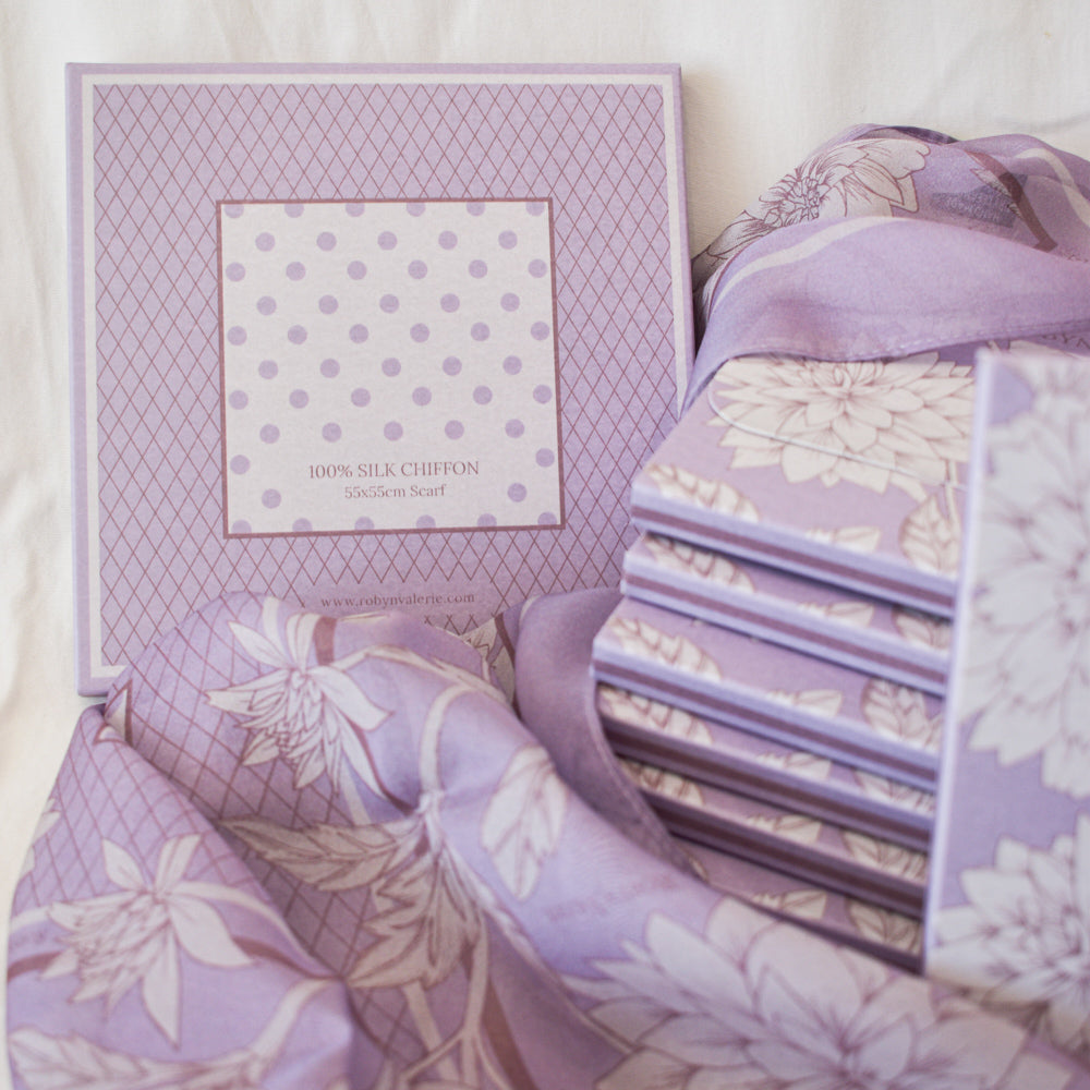 Lilic Silk Chiffon Scarf