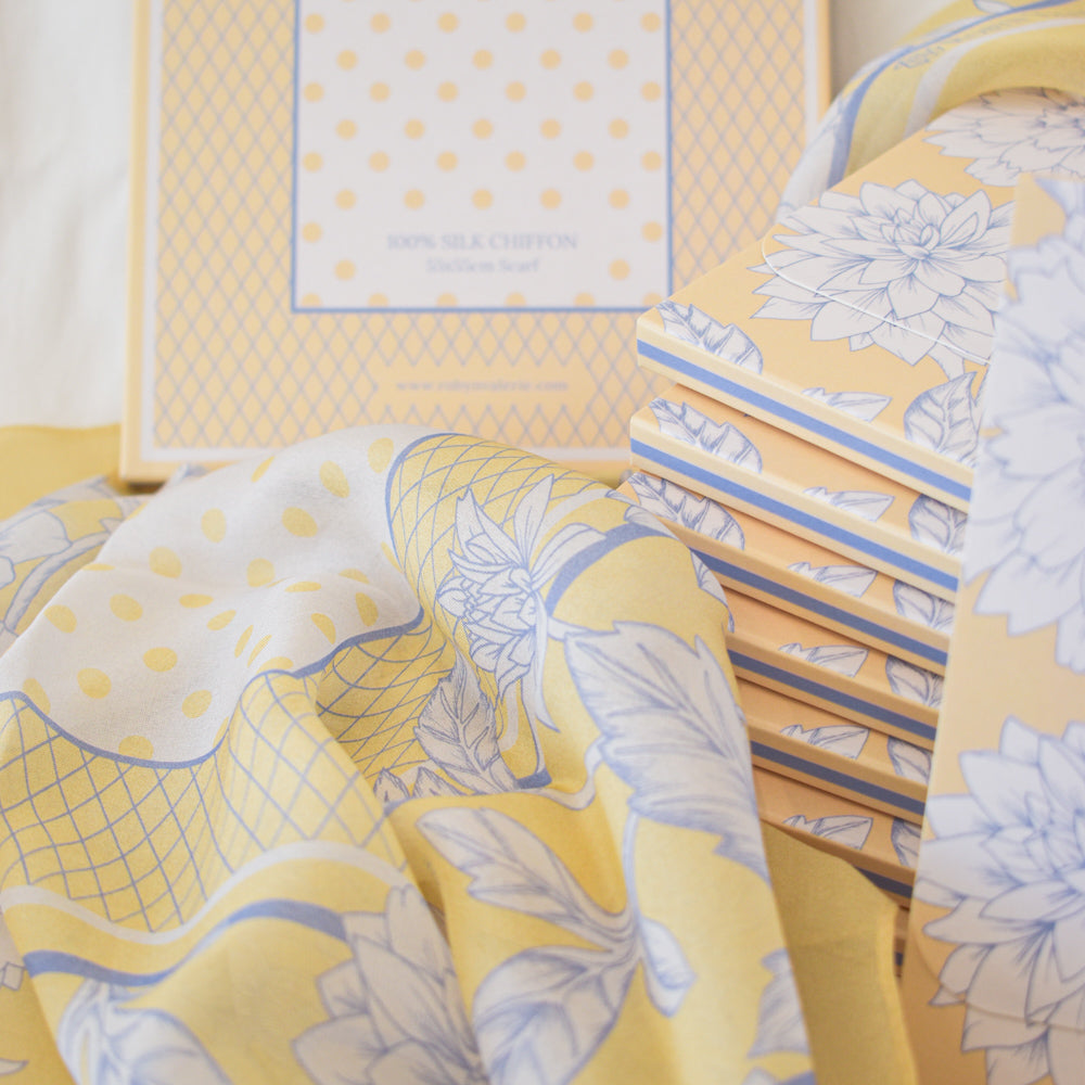 Amalfi Silk Chiffon Scarf