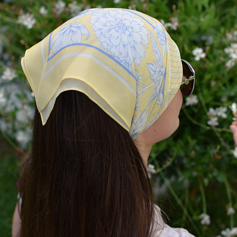 Amalfi Silk Chiffon Scarf