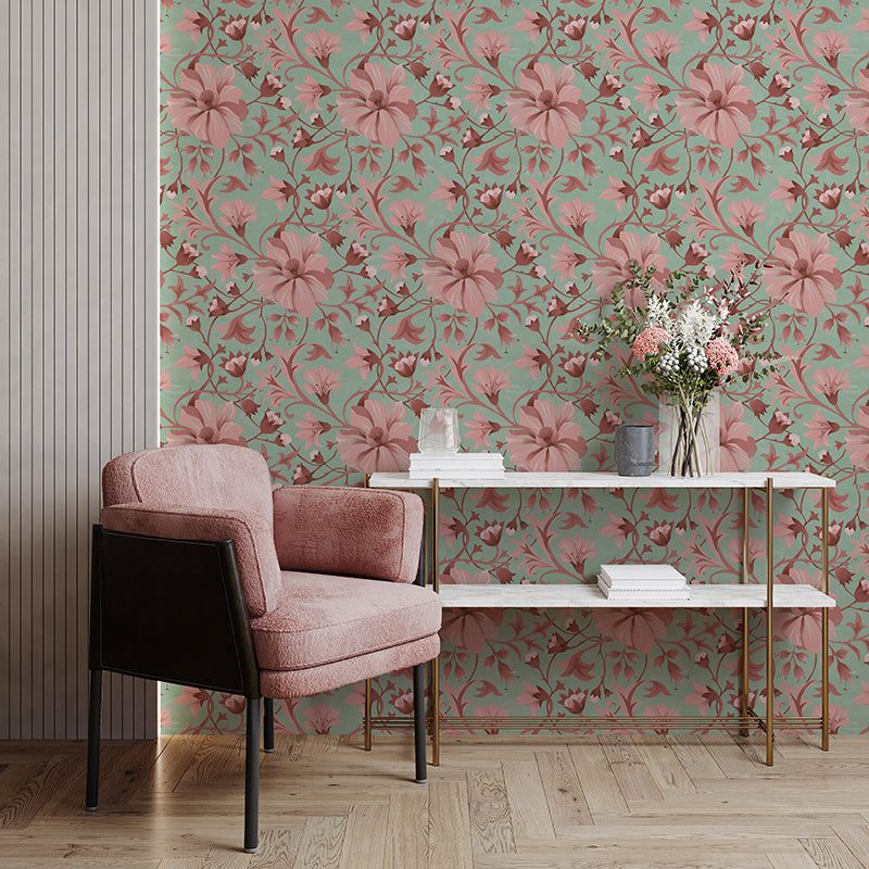 Papier peint Dahlia Retombant, Rosetta