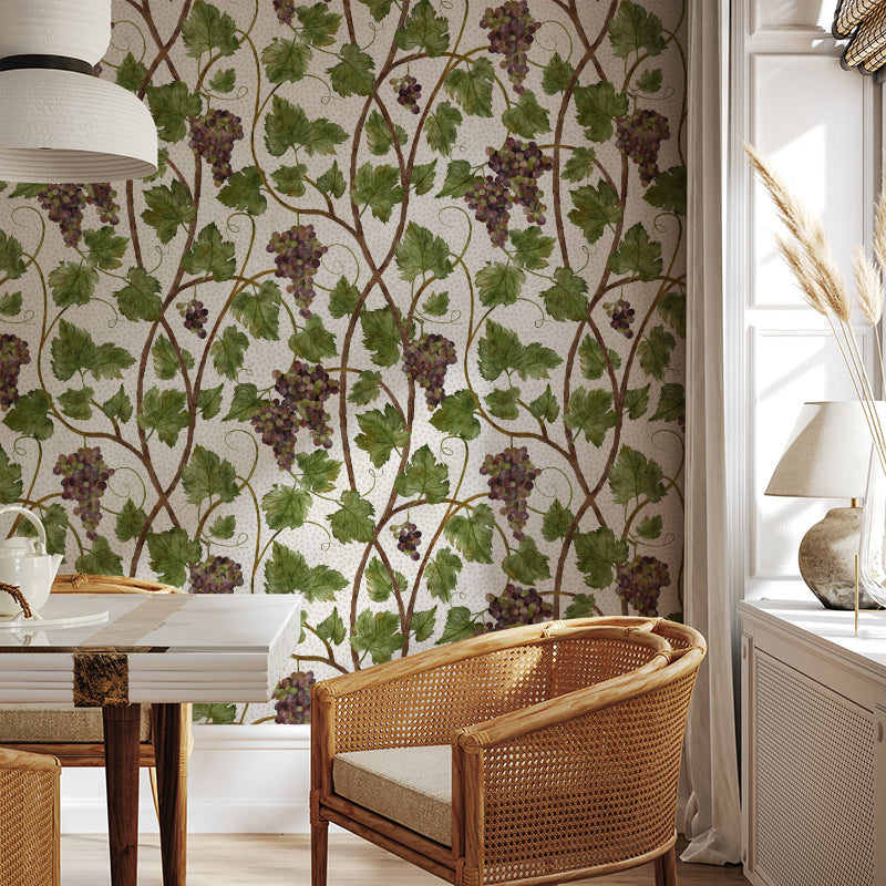 Papier peint Dahlia Retombant, Rosetta