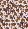 Grape Vine Fabric, Autumn