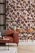 Papier peint Dahlia Retombant, Rosetta