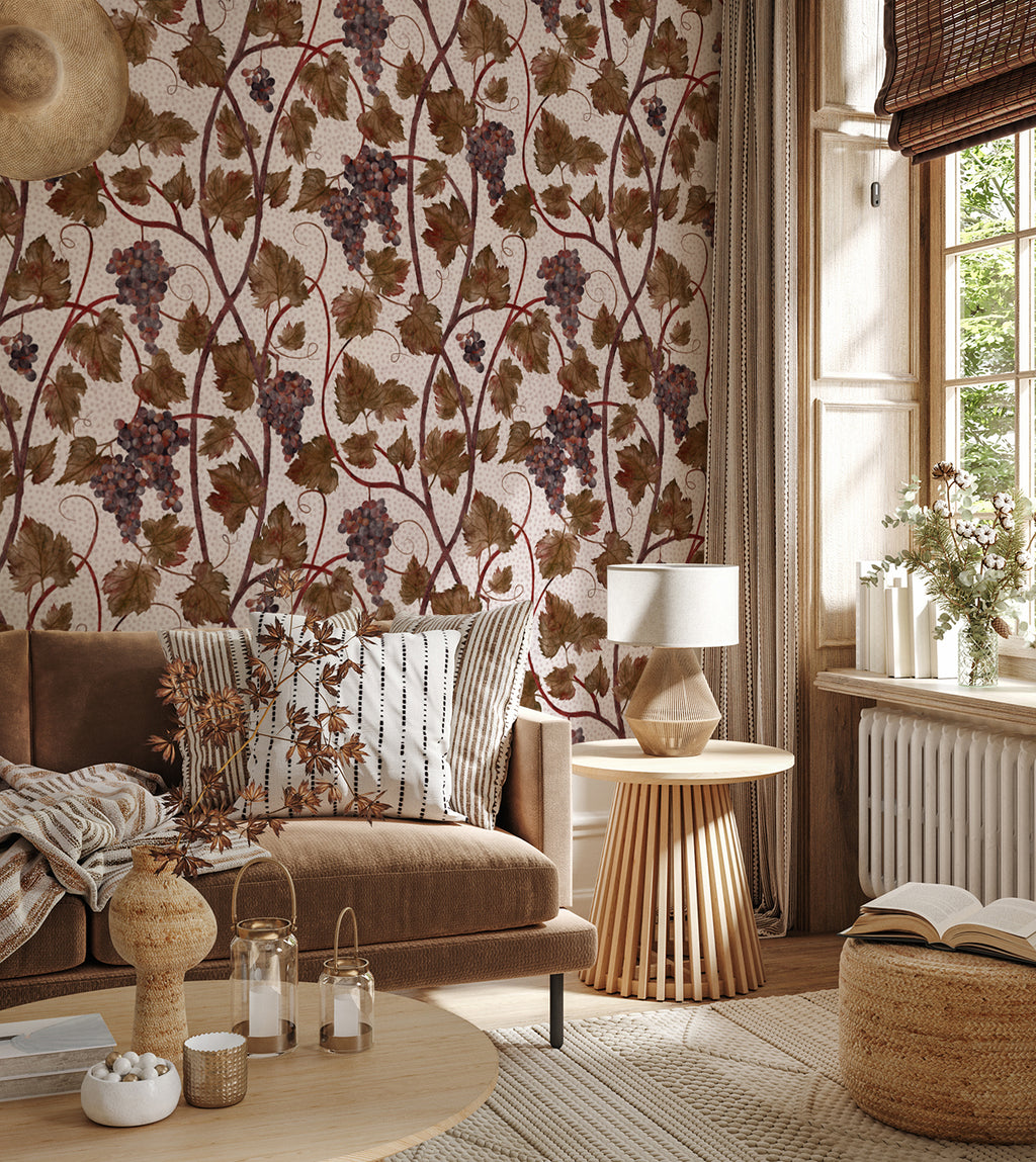 Papier peint Dahlia Retombant, Rosetta