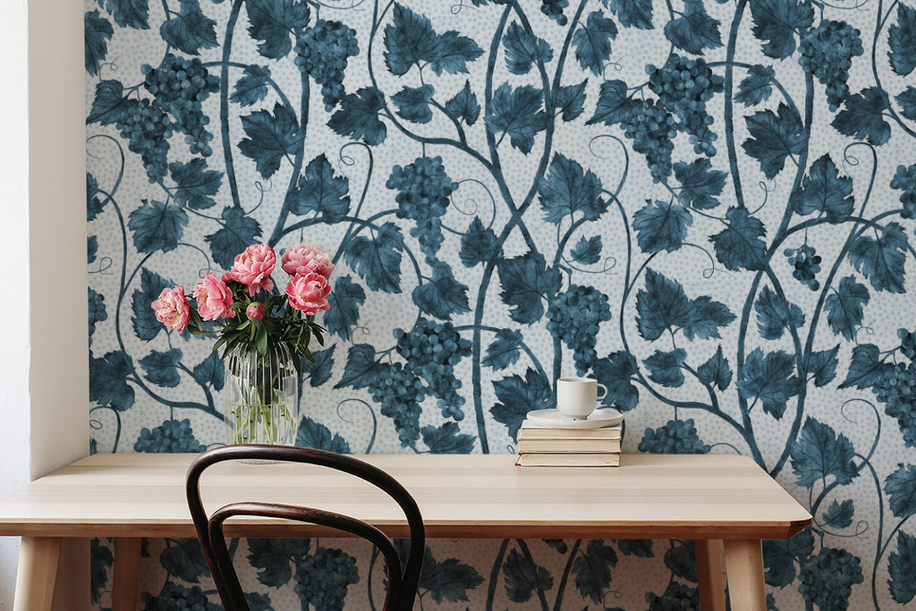 Papier peint Dahlia Retombant, Rosetta