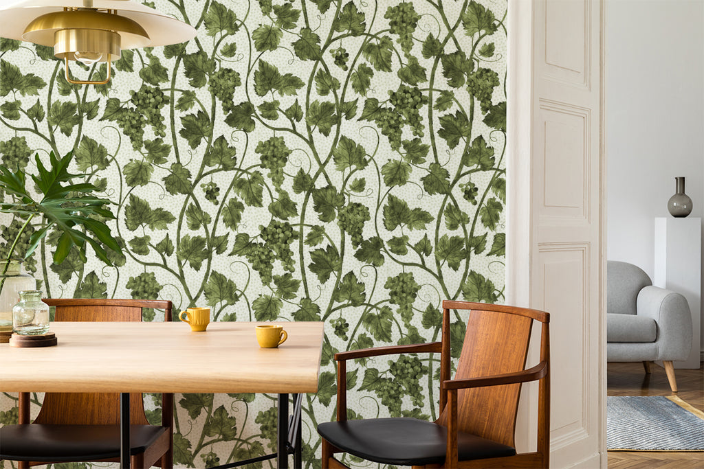 Papier peint Dahlia Retombant, Rosetta