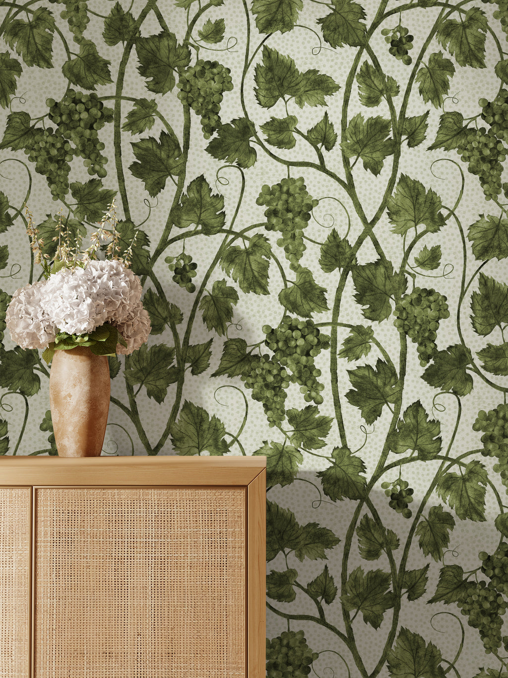 Papier peint Dahlia Retombant, Rosetta