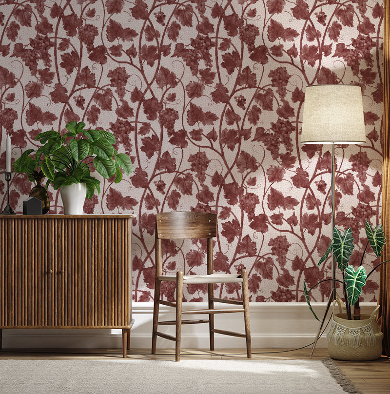 Papier peint Dahlia Retombant, Rosetta