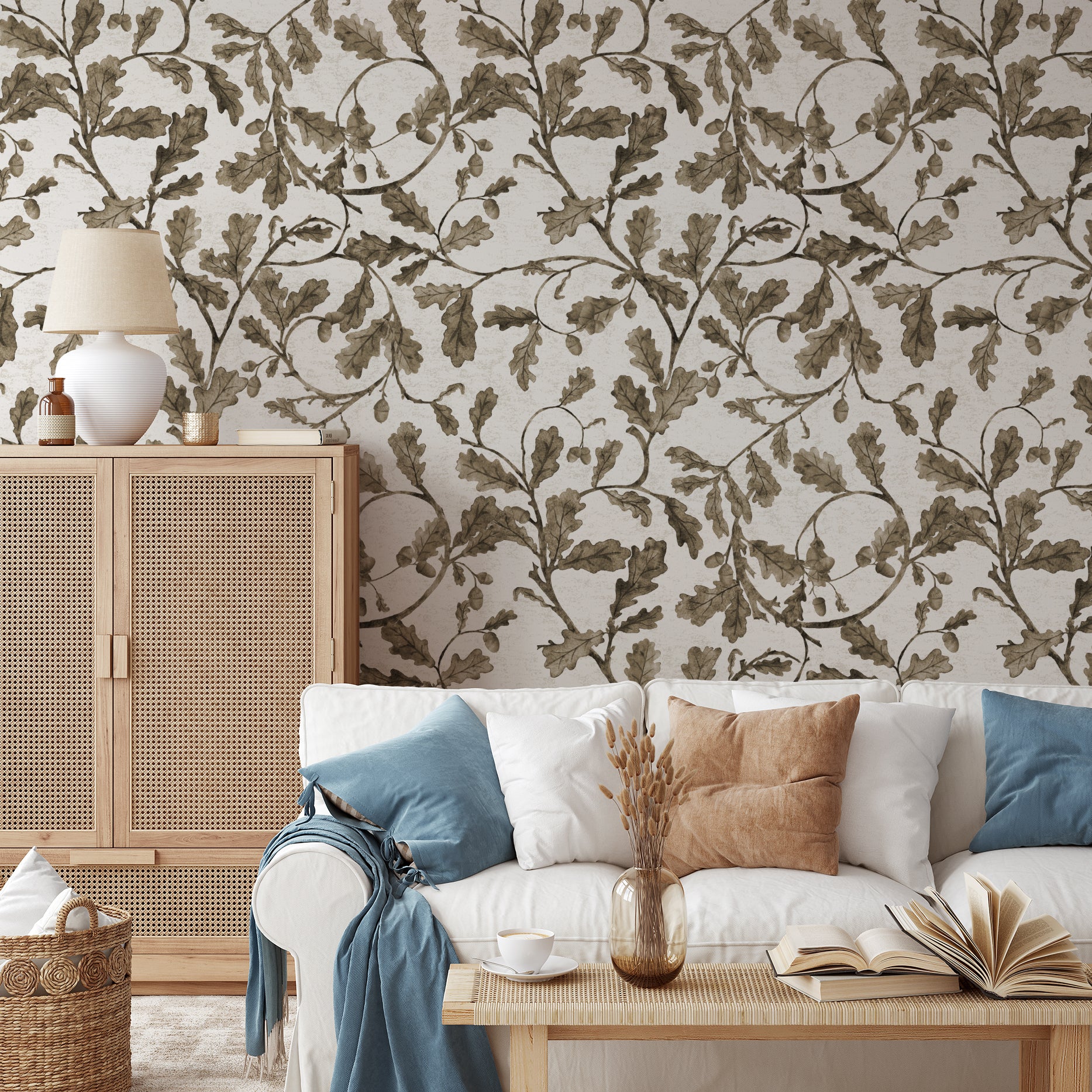 Papier peint Dahlia Retombant, Rosetta