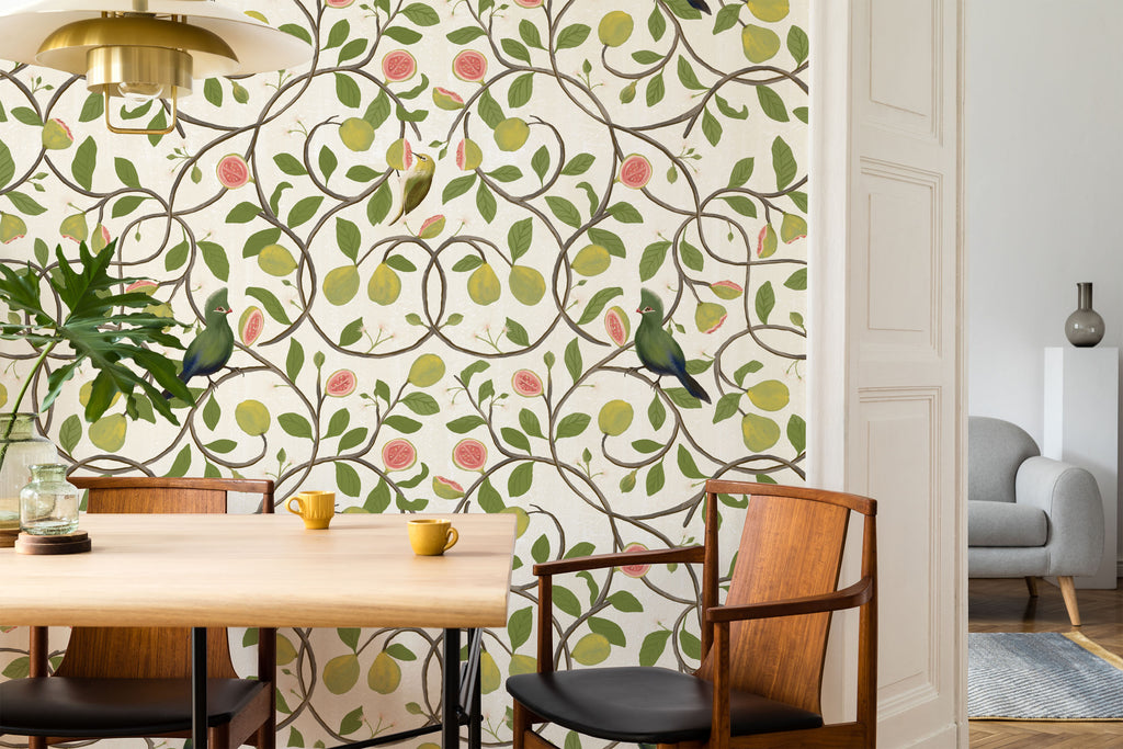Papier peint Dahlia Retombant, Rosetta