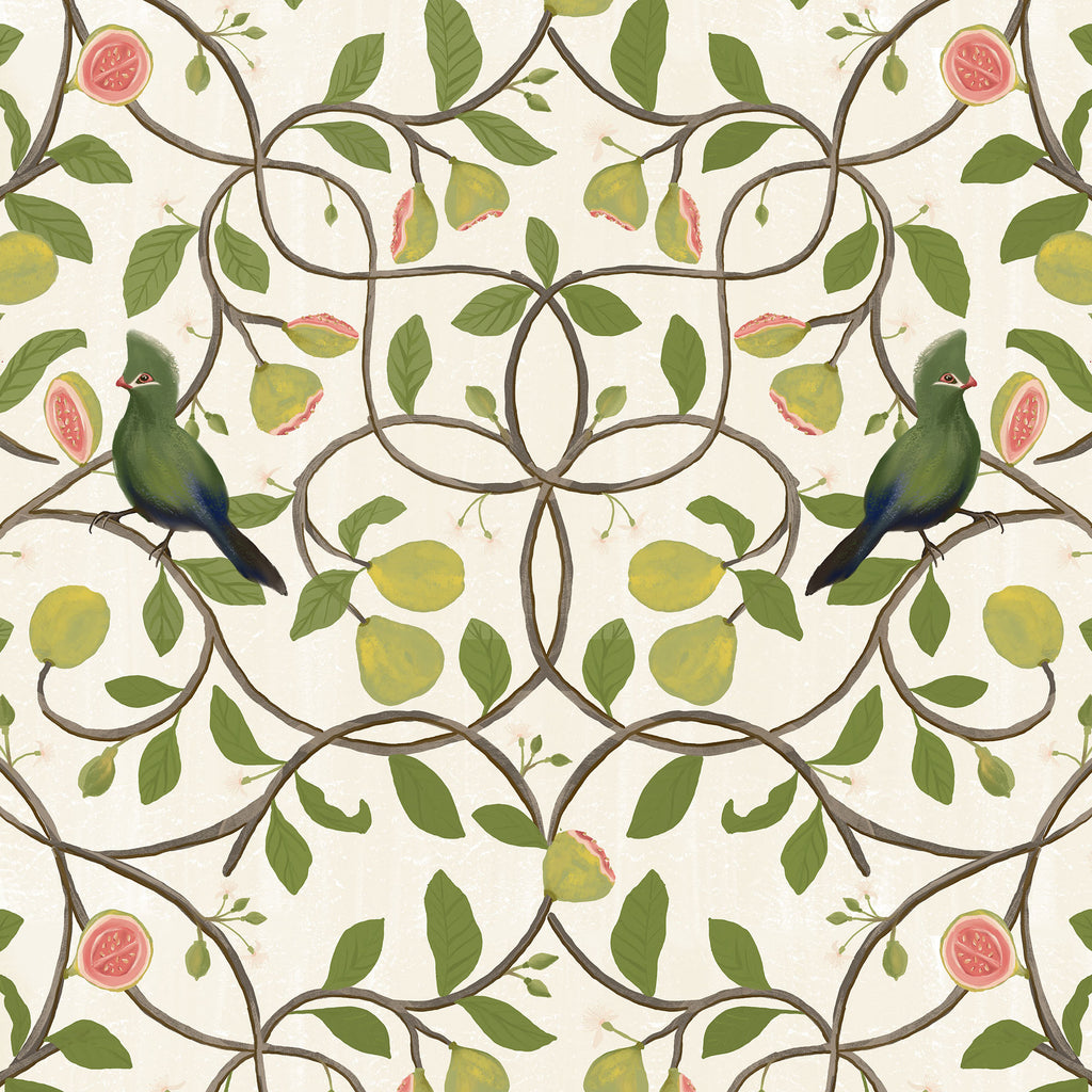 Papier peint Dahlia Retombant, Rosetta