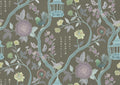Japanese Garden Fabric, Teal