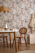 Papier peint Jardin japonais, Nuage de roses