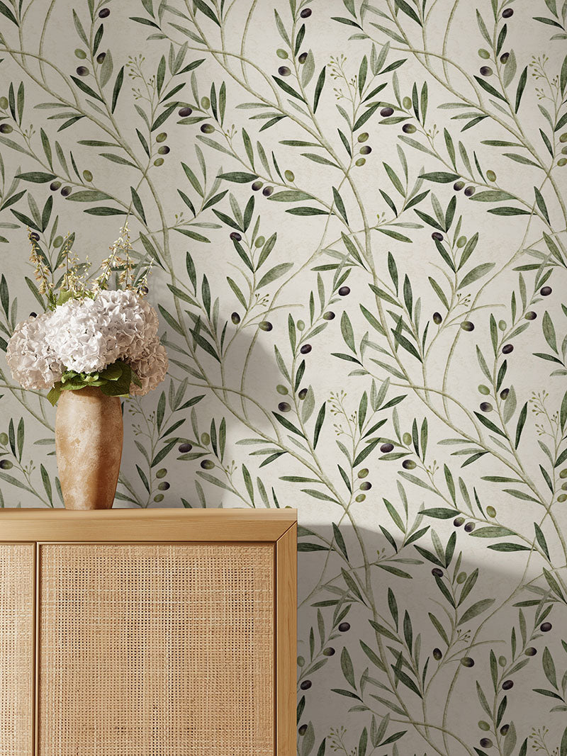 Papier peint Dahlia Retombant, Rosetta