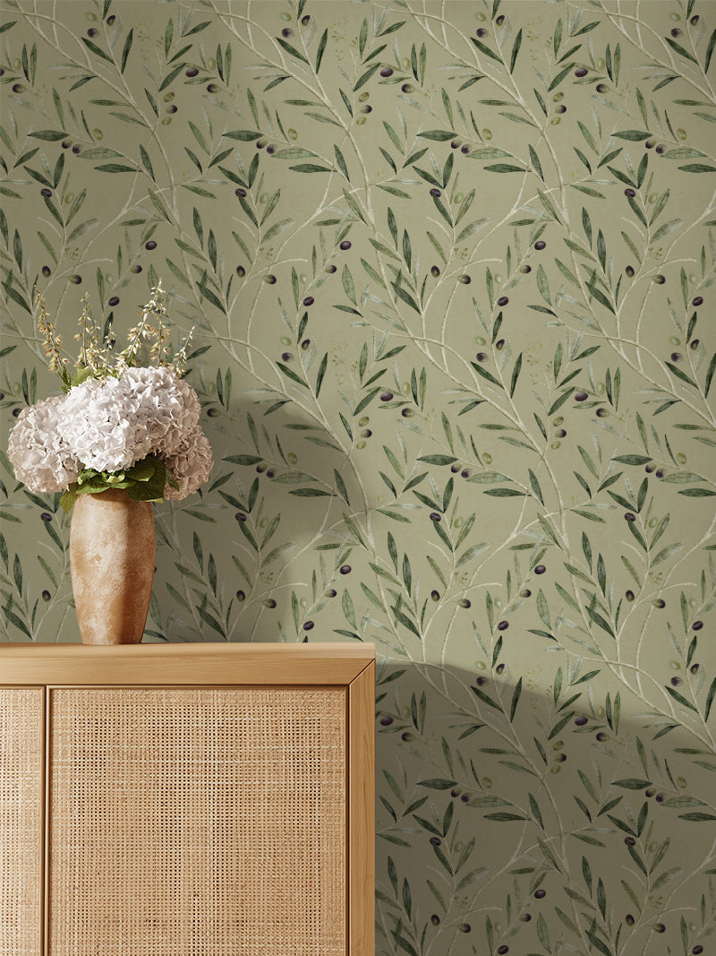 Papier peint Dahlia Retombant, Rosetta