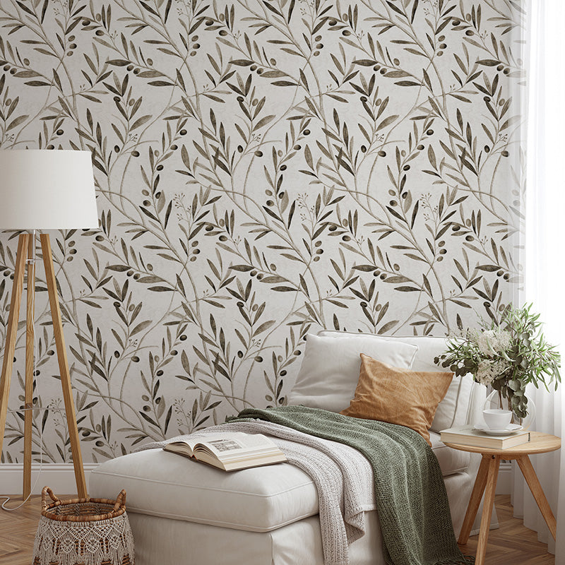 Olive Branch Wallpaper, Vintage