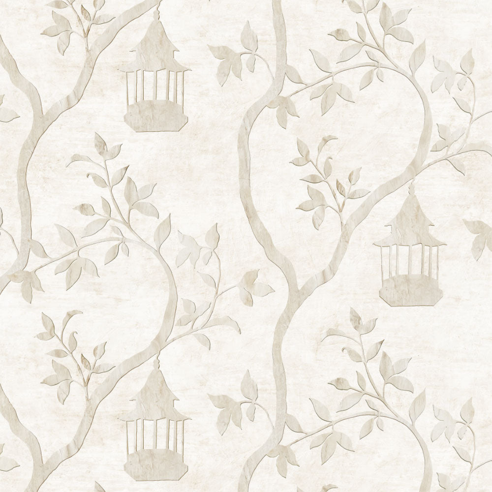 Papier peint Dahlia Retombant, Rosetta