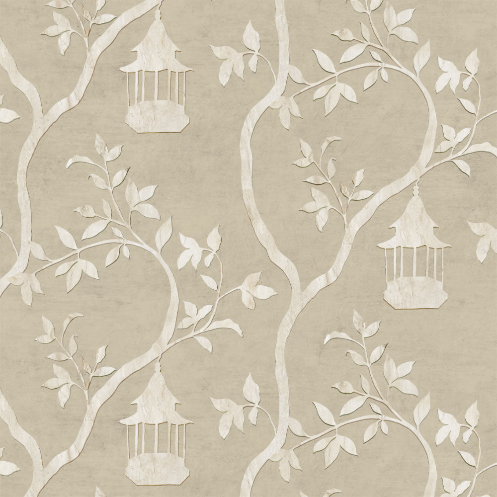 Papier peint Dahlia Retombant, Rosetta