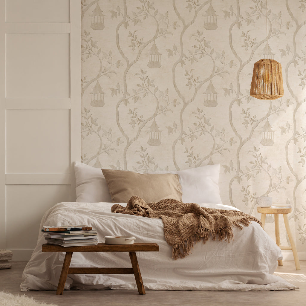 Papier peint Dahlia Retombant, Rosetta
