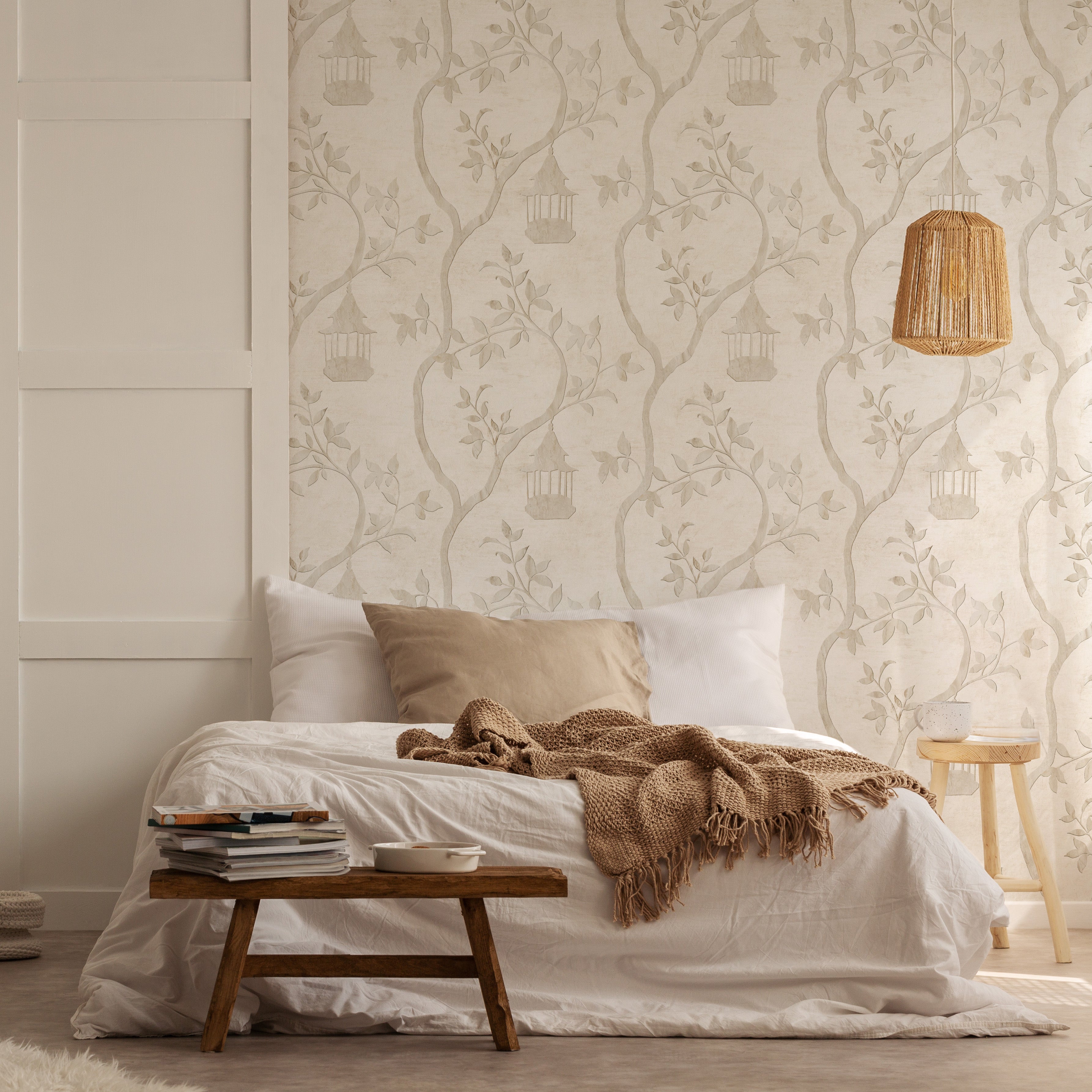 Papier peint Dahlia Retombant, Rosetta