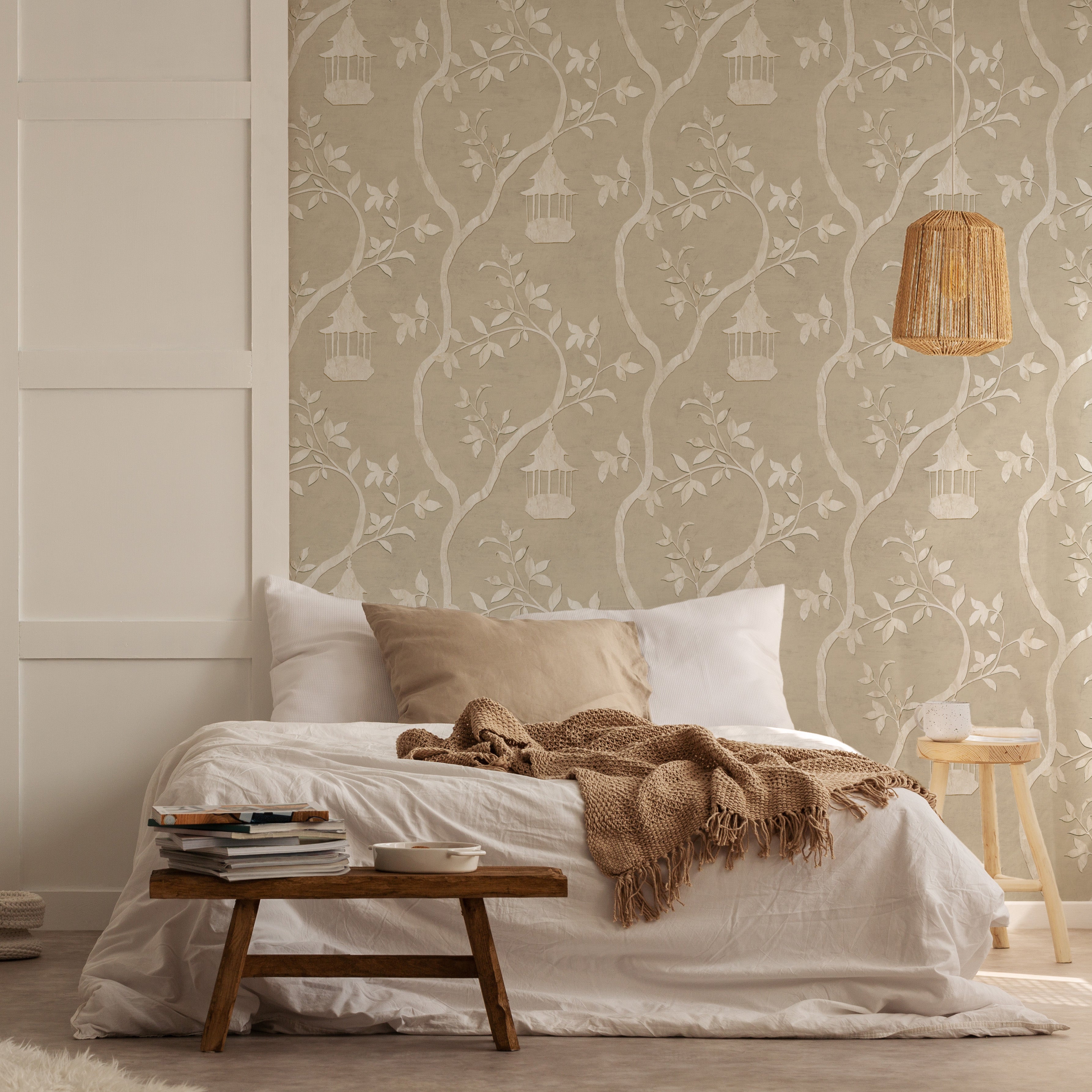 Papier peint Dahlia Retombant, Rosetta