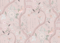 Papier peint Jardin japonais, Rose layette
