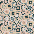 Retro Floral Fabric, Pastel