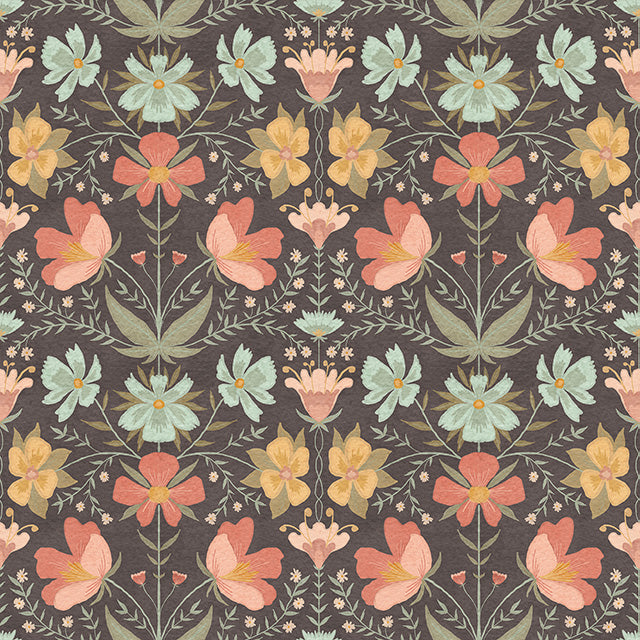 Papier peint Cosmos, marron