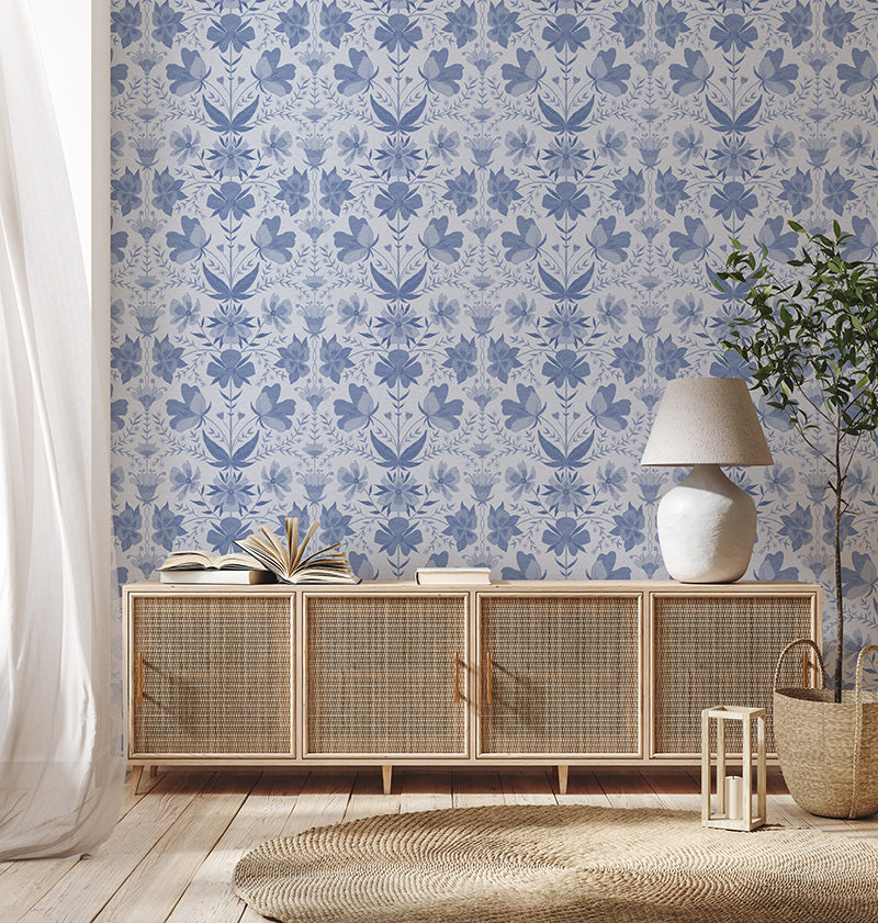 Papier peint Cosmos, Porcelaine