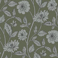 Trailing Dahlia Fabric, Amazon