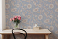Papier peint Dahlia Retombant, Bluebeard