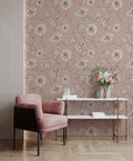 Papier peint Dahlia Retombant, First Waltz