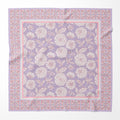 Lilac Silk Scarf, Dahlia Blooms