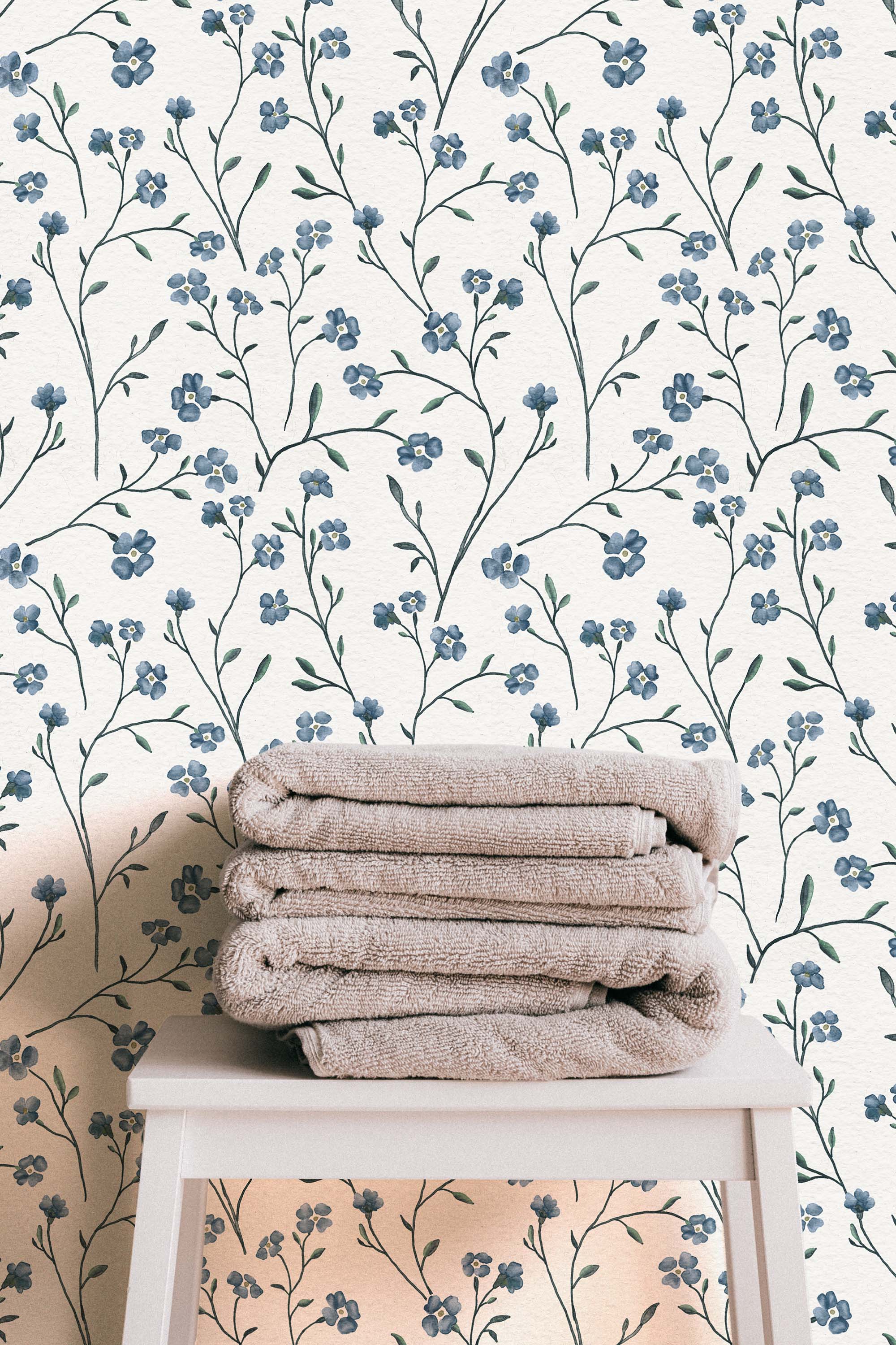 Papier peint Dahlia Retombant, Rosetta